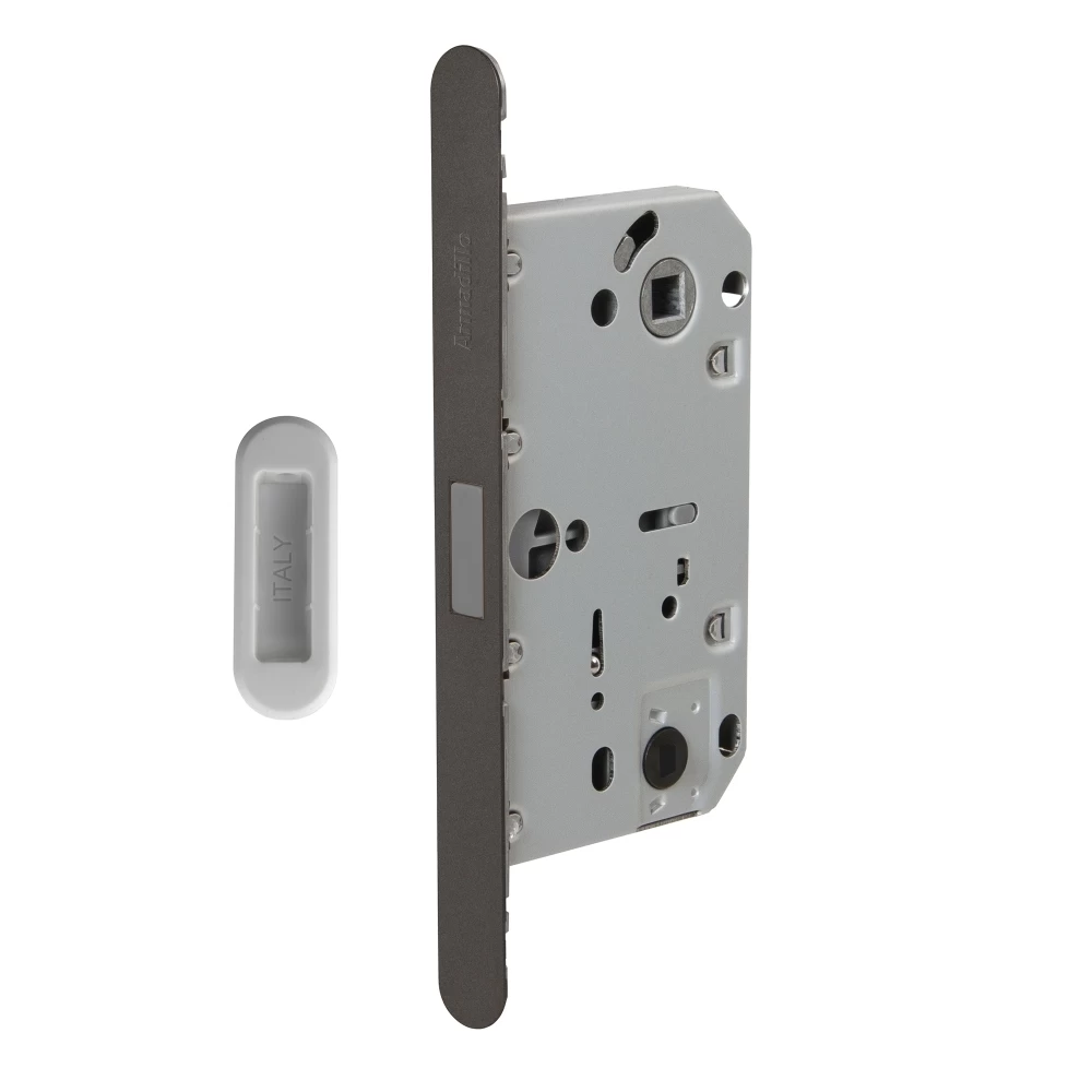 Фото Магнитная защелка WC с ответной планкой GRAVITY.PRO G01.196.50.96  BPVD вороненый никель