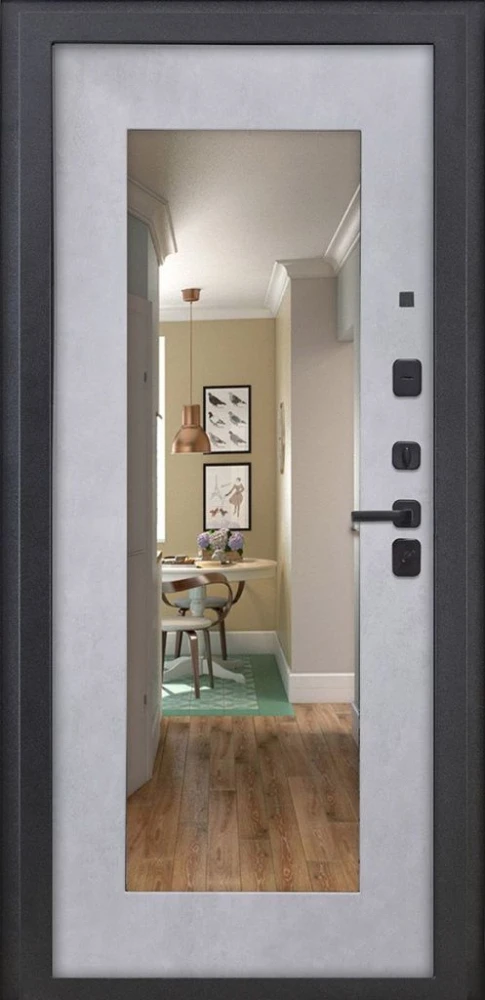 Входная дверь ДвериПРО Аура ФЛЗ-603 Бетон снежный DPRO198273 внутренняя сторона