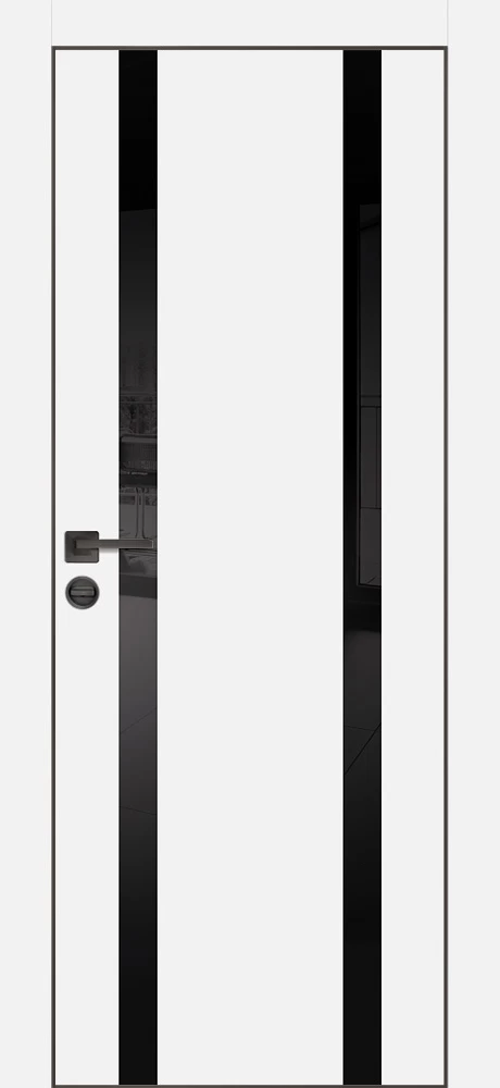 Фото Межкомнатная дверь PX-9  AL кромка с 4-х ст. Белый матовый