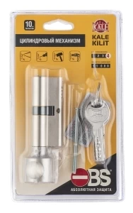 Цилиндровый механизм с вертушкой 164 OBS SCE/68 (26+10+32) mm никель 5 кл. new