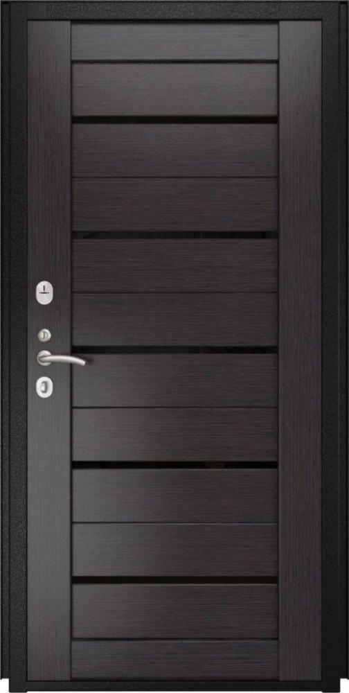 Входная дверь ДвериПРО L-3b СБ-1 (лак.черное, 16мм, венге) DPRO195831 внутренняя сторона